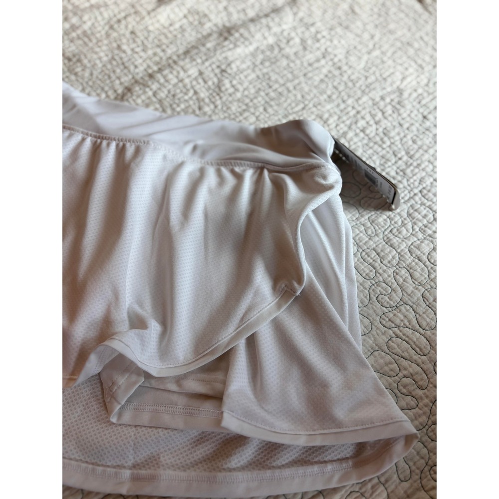 Adidas Club Skirt Womens XL White Mesh Tennis Skort - Picture 3 of 4